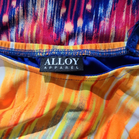 AMAZING LONG DRESS WITH BRIGHT COLORS - Picture 8 of 9